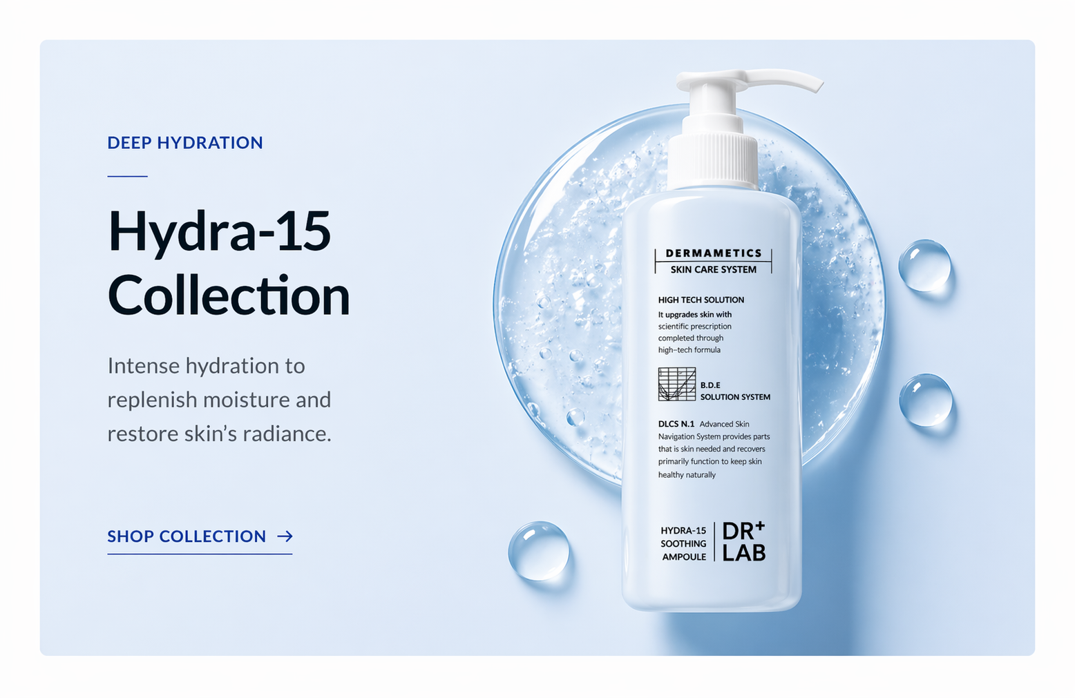 DR+LAB  Hydra-15 Collection – Deep Hydration & Skin Repair