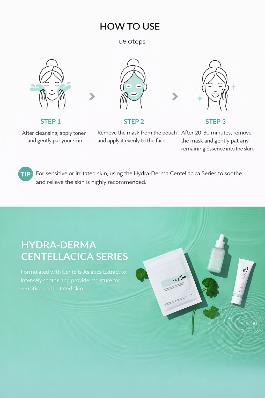 Hydra-Derma Centellacica Mask