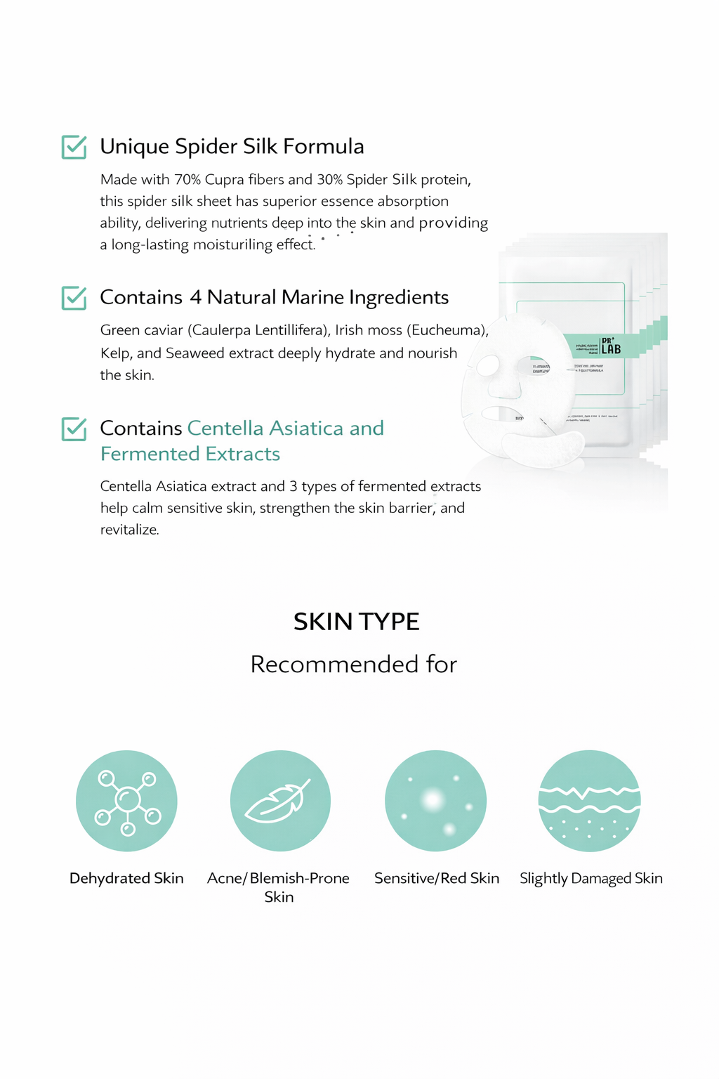 Hydra-Derma Centellacica Mask