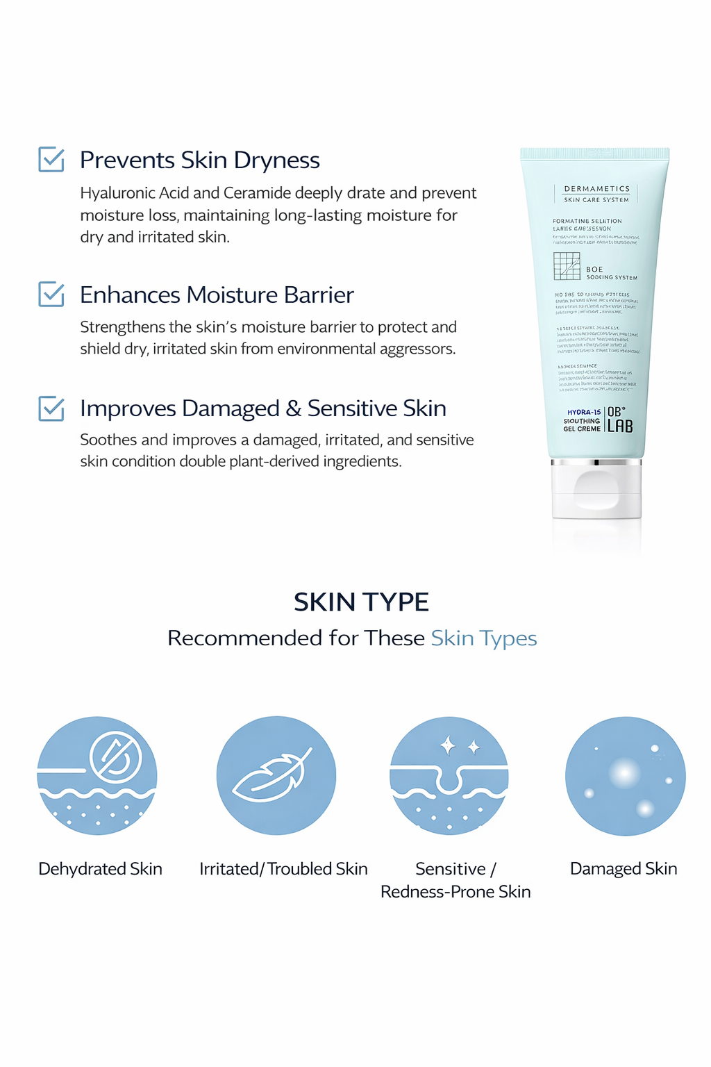 Hydra-15 Soothing Gel Cream 200ml