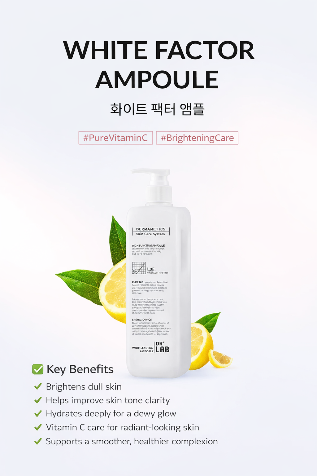 White Factor Ampoule 500ml