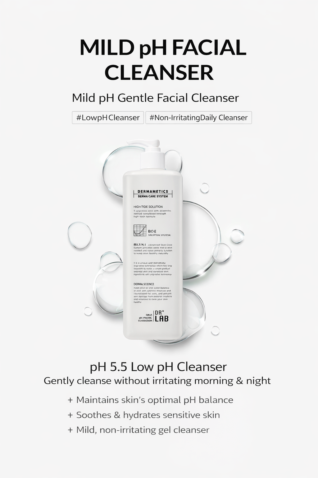Mild pH Facial Cleanser 1000ML