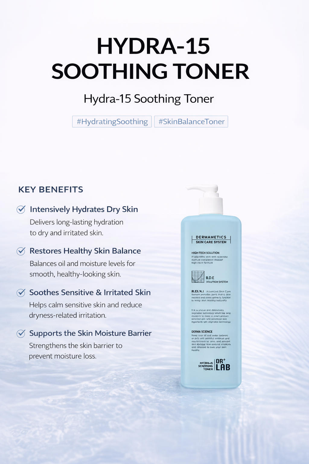 Hydra-15 Soothing Toner 1000ML