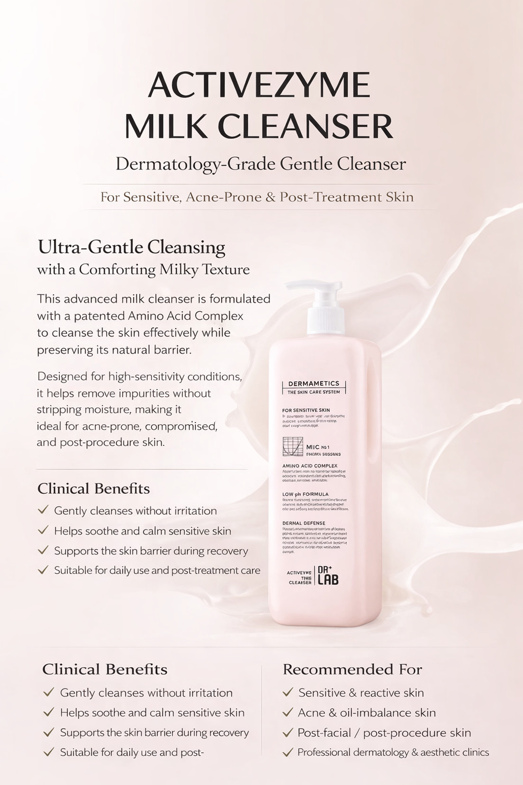 Activezyme Milk Cleaner 1000ML