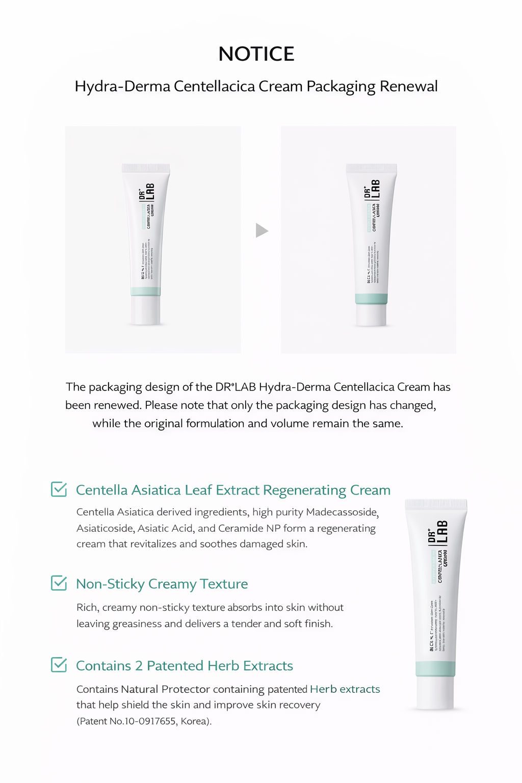 Hydra-Derma Centellacica Cream