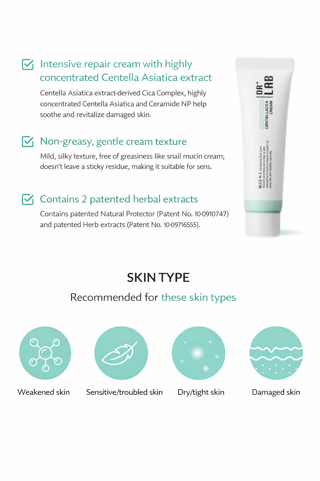 Hydra-Derma Centellacica Cream